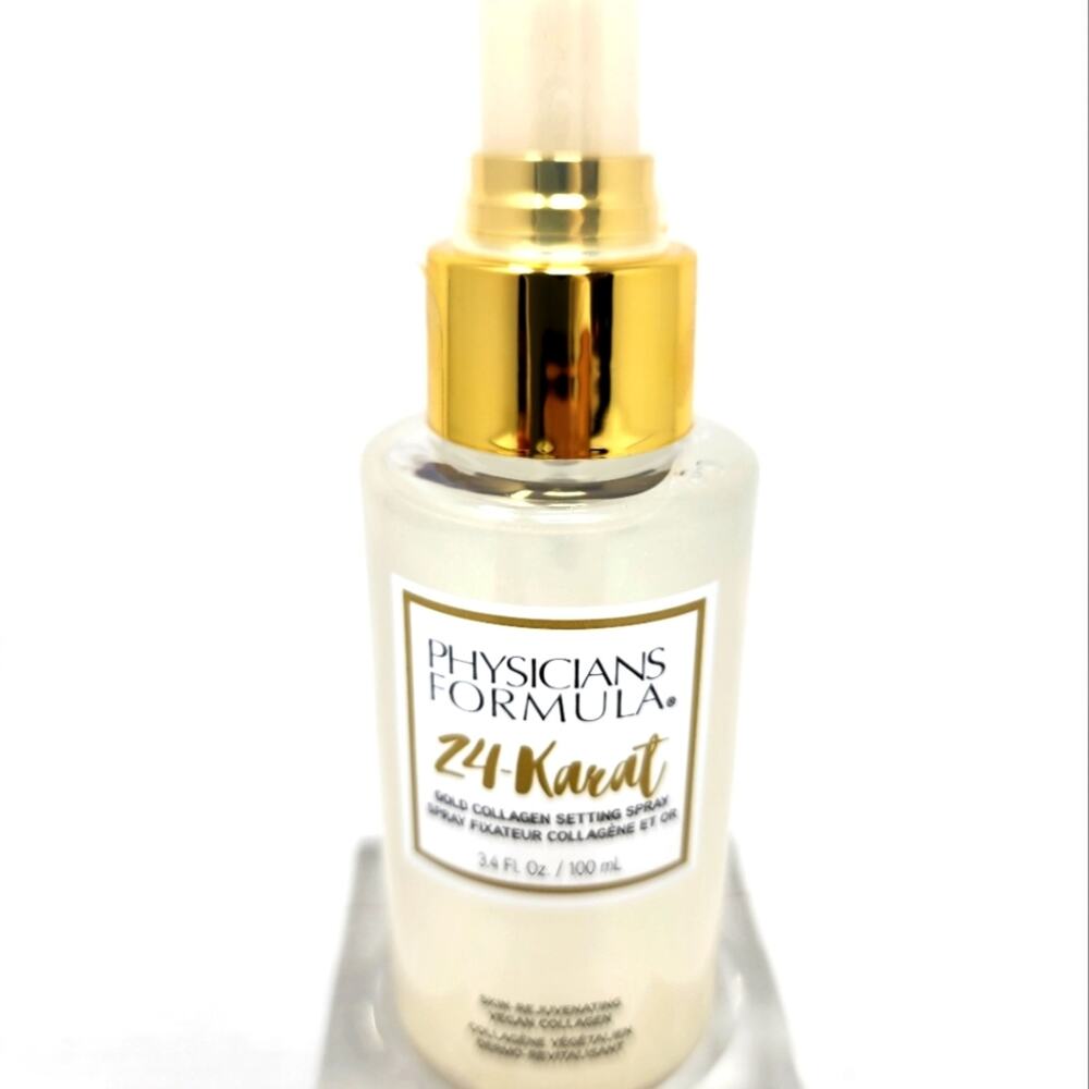 24 - Karat Gold Collagen Setting Spray Face‎ Rejuvenating Spray Gold Sheen